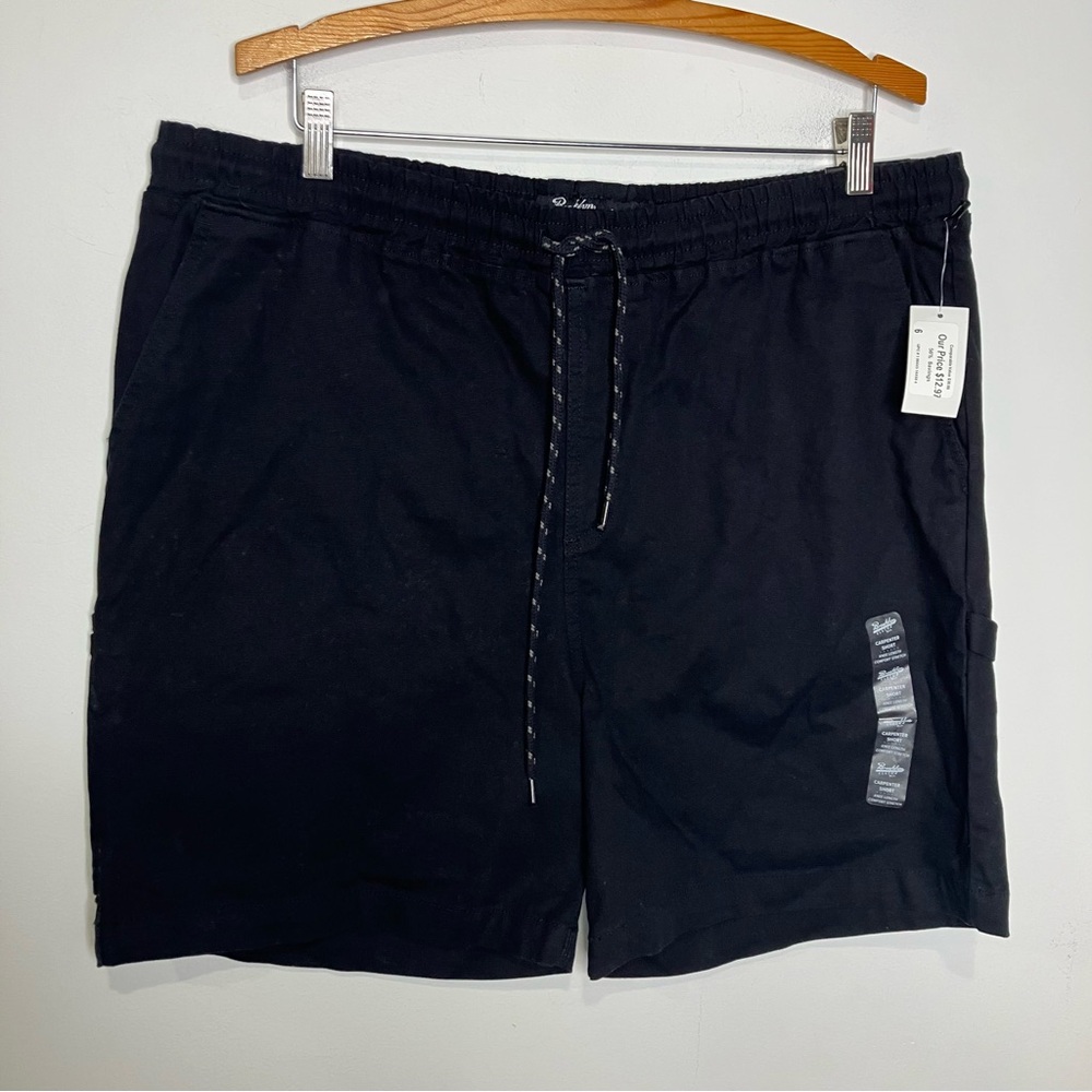 Brooklyn Cloth mfg co. Black carpenter shorts men's size XL new with tags casual